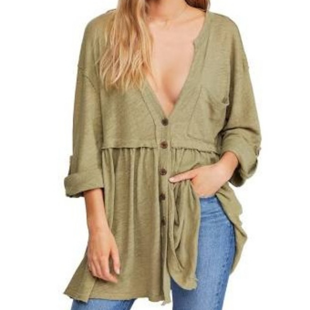 NWT Free People Jolin Long Sleeve